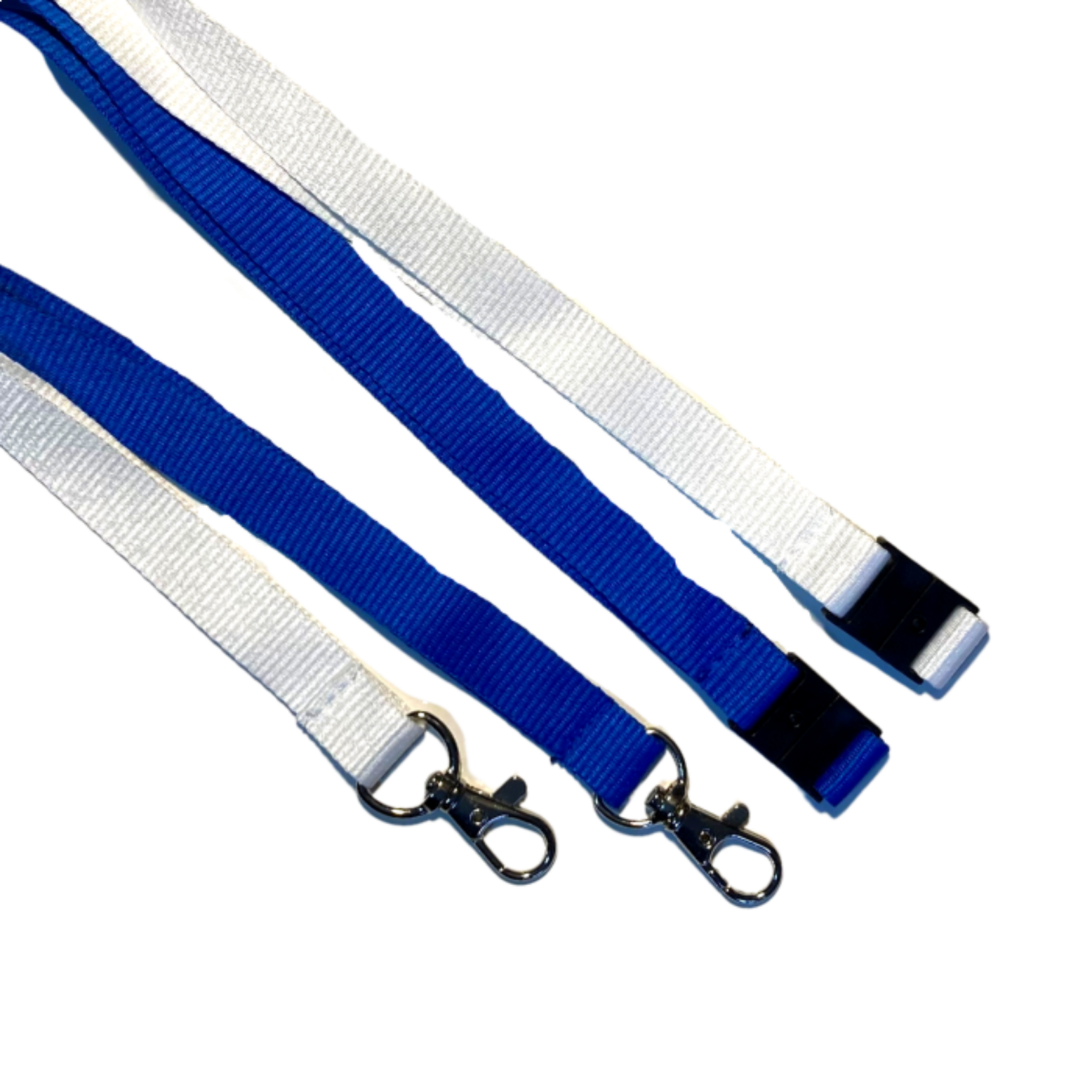 Plain Stock Lanyard with Deluxe Swivel and Breakaway - Express Lanyards