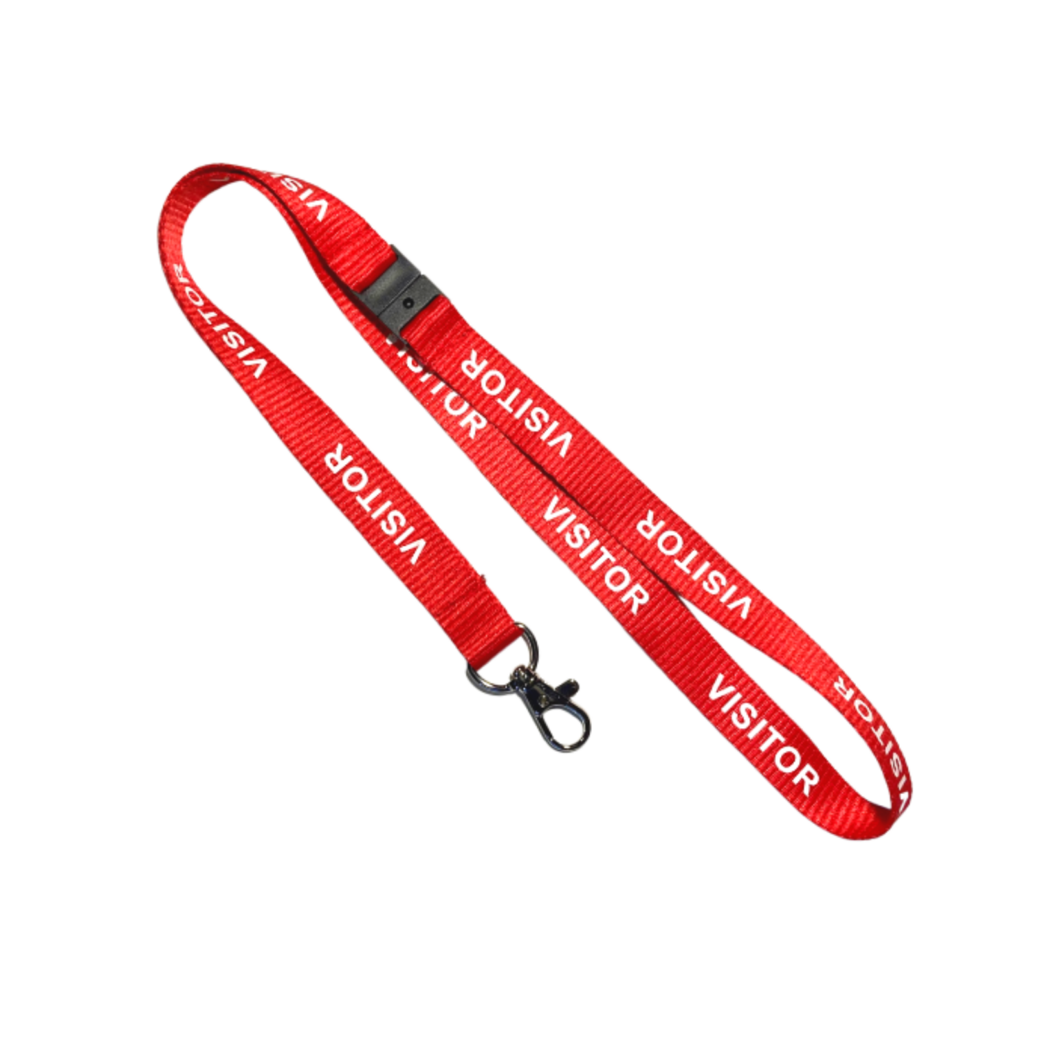 Pre-printed Visitor Lanyard with Breakaway - Express Lanyards