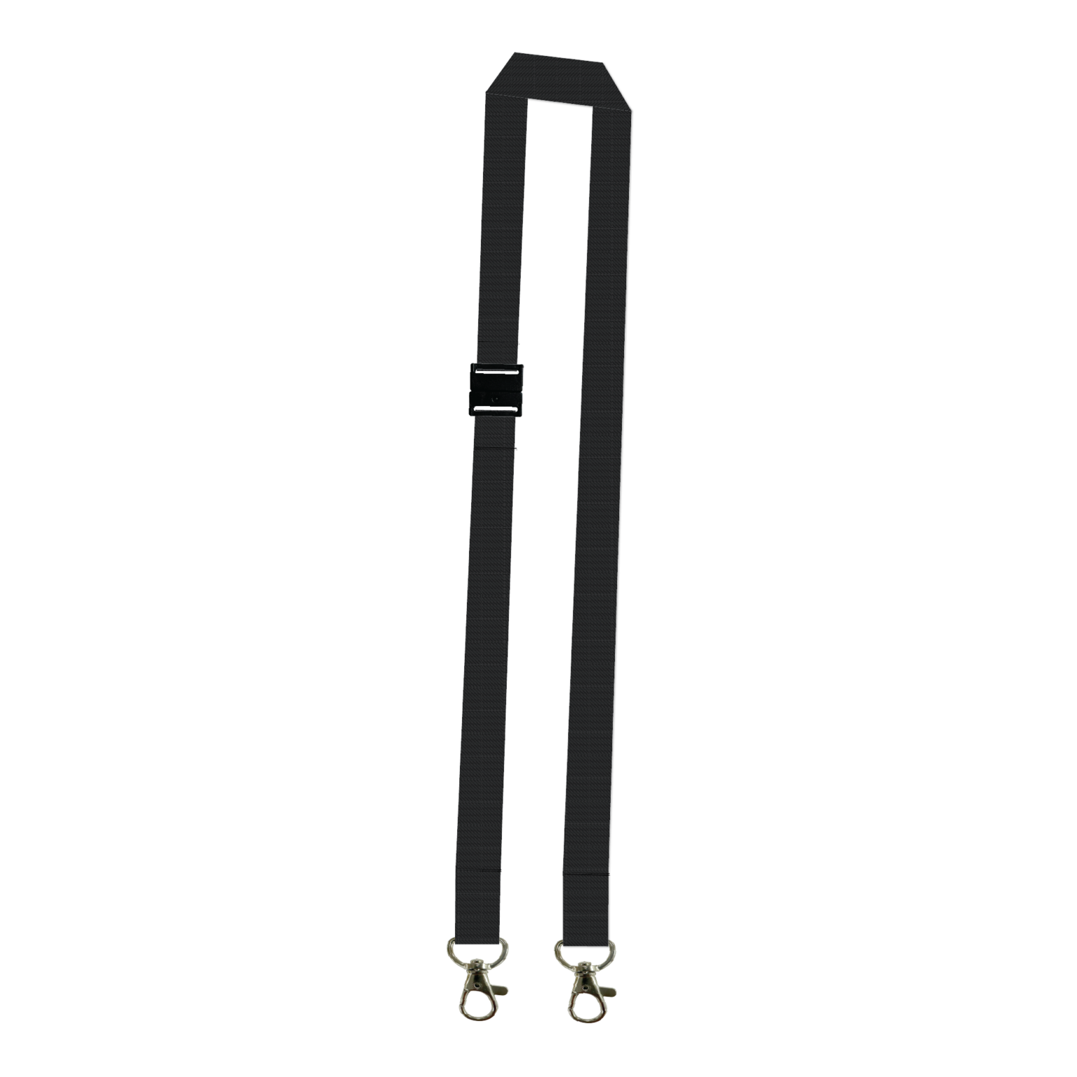 Plain Stock Lanyard with Double Deluxe Swivel and Breakaway - Express ...