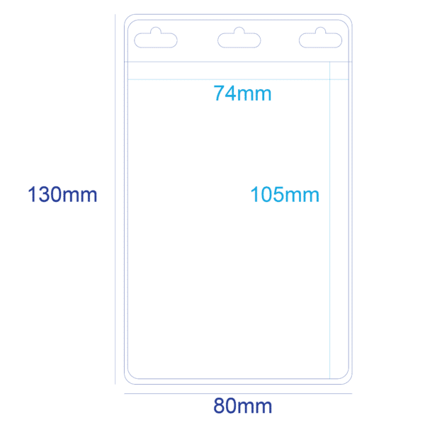 NTE009 PVC Holder Single Pocket 3 Slots