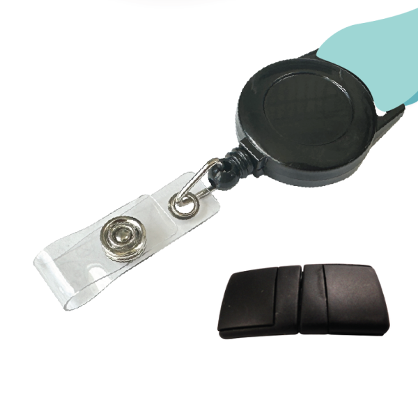 Retractable Reel Unbranded (Black) and Breakaway