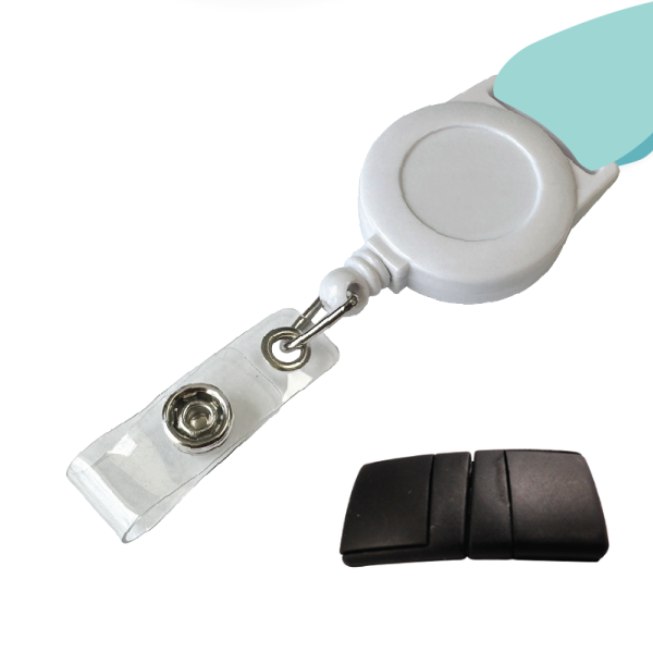 Retractable Reel Unbranded (White) and Breakaway