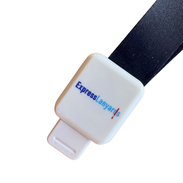 Square Retractable Reel White Printed