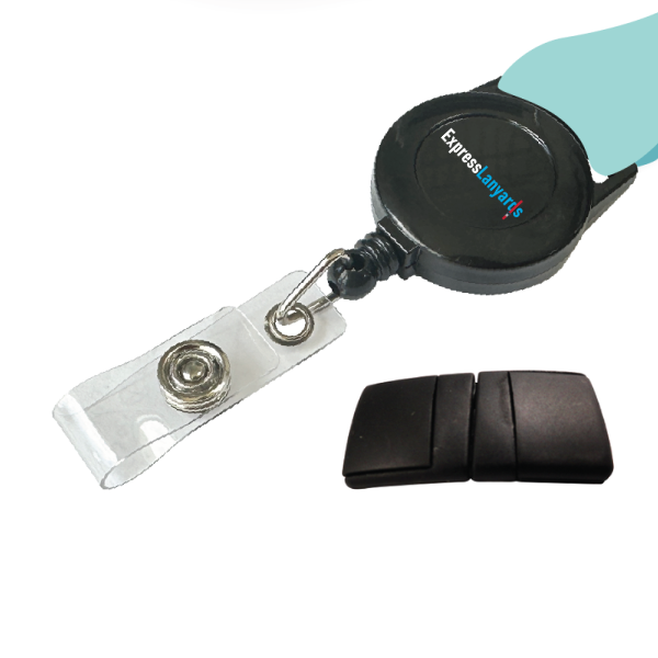 Retractable Reel Digital Print (Black) and Breakaway