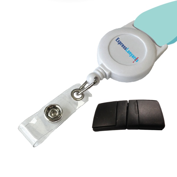Retractable Reel Digital Print (White) and Breakaway